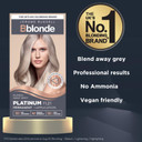 Jerome Russell Bblonde Platinum Permanent Hair Colour  Full Grey Coverage Hair Dye Kit for Pre-Lightened & Blonde Hair, Ammonia Free Hair Dye with Brazil Nut oil
COLOR: Platinum