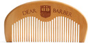 Dear Barber Men'S Beard Comb Crafted From Pear Wood, Keeps Beard And Moustache Well Groomed