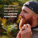 ManCave Blackspice Beard Control 100ml, Condition and style your beard with L-Arginine, Hemp oil and Shea Butter, Encourages beard growth, Vegan Friendly, Made from Recycled Plastics, Made in England