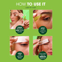 Nad's Facial Wax Wand Eyebrow Shaper, Eyebrow Kit, Face Wax, Hypoallergenic, No-heat Formula, Includes Pen 6g, 10 Reusable Cotton Strips, 4 Pre-wax Wipes