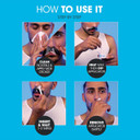 Nad's For Men Nose Waxing Kit, Nose Hair Removal, Nose Wax, Wax Kit Includes 30g Hard Wax, 4 Moustache Protectors, 6 Applicators, 3 Spatulas, 3 Antibacterial Wipes & 3 Post Wax Wipes