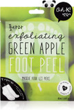 Oh K! Exfoliating Foot Socks, For Dry Hard Skin, Green Apple Scent, Vegan And Cruelty Free, 65G