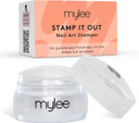 Mylee Stamp It Out, Nail Art Jelly Stamper With Silicone Cushion, Clear Transparent Stamping Tool For A Flawless French Manicure