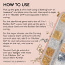 Mylee Crown Jewels Nail Art Kit, 12-Piece Set With Silver & Gold Decorations, Metal Rhinestones Studs, For Gel, Acrylic, & Natural Nails, Curving Tool, For Professional And Beginner Manicures