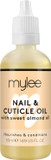 Mylee Sweet Almond Nail & Cuticle Oil 50ml,  Deeply Hydrating & Nourishing Cuticle Conditioner Oil, Non-Greasy Formula and Leaves No Sticky Residue, Lightly Scented With Almond Oil