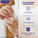 Hansaplast Universal Plasters (40 Strips), Dirt-Repellent and Water-Repellent Wound Plaster Set with Strong Adhesive Power & Bacteria Shield