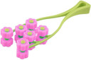 Kaifang Massage Facial Massager Thin Face-Lift Elastic Facial Roller Massage Cogit Cellulose Roller For Face Up (Pink)