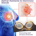 Electric Breast Massage Breast, Women Electric Chest Massager, Busty Breast Massager, 3 Gear Vibrating Massage, Usb Wireless Breast Massager For Bust Lift Anti Sagging