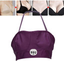 42 Heating Electric Breast Massager, Soft Electric Massage Bra, Breast Care Bra, Wireless Vibration Massage Bra For Accelerate Blood Circulation(Purple-Charging Type)
Color: Purple-Charging Type
