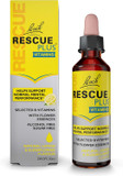 Rescue Remedy Plus B Vitamin Drops (20Ml), Lemon And Elderflower Flavour, Natural Flower Essences, Alcohol Free, Sugar Free, Travel Size, Vegan Formula, For Emotional Wellness And Mental Performance