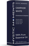 Mystic Moments | Camphor Essential Oil 10Ml - Pure & Natural Oil For Diffusers, Aromatherapy & Massage Blends Vegan Gmo Free