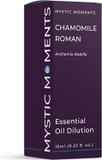 Mystic Moments | Chamomile Roman Precious Oil Dilution 10Ml 3% Jojoba Blend Perfect For Massage, Skincare, Beauty And Aromatherapy