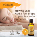Naissance Sweet Orange Essential Oil (No. 105) 50Ml - Pure, Natural, Cold Pressed, Cruelty Free, Vegan And Undiluted - For Aromatherapy & Diffusers