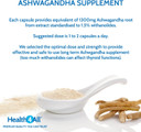 Ashwagandha 1300Mg 60 Capsules (V) Vegan Capsules. Indian Ginseng. Withania Somnifera. Winter Cherry. Made In The Uk By Health4All

Size: 60 Count (Pack Of 1)