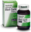 HealthAid Black Garlic 750mg 30 Vegicaps