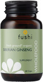 Fushi Organic Siberian Ginseng Capsules, 60 Caps | Fresh-Ground Whole Food | Strengthens Immune System, Purifies Blood, Stimulates Digestion | Ethical & Vegan | Manufactured in the UK