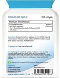 Health4All Odourless Garlic 1000Mg 180 Softgels Natural Immune Support And Healthy Heart