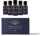 Mystic Moments | Essential Oil Starter Pack - Herb & Spice Oils - 5 X 10Ml - 100% Pure