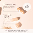 Fushi Organic Triphala Capsules, 60 Caps | Fresh-Ground Whole Food | Body Tonic, Cleansing & Detoxifying the system, Regulating Digestive System | Ayurvedic Medicine| Ethical & Vegan |Made in the UK