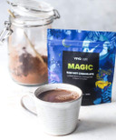 Vivo Life Magic Vegan Hot Chocolate With Reishi Mushroom, Ashwagandha And Ceylon Cinnamon For Relaxation, 120 G (Pack Of 1), 12 Servings Vivo Life Magic Vegan Hot Chocolate With Reishi Mushroom, Ashwagandha And Ceylon Cinnamon For Relaxation, 120 G (Pack Of 1), 12 Servings