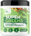 Super Greens By New Nature  250G, 50 Servings  A Blend Of 15 Natural Superfoods Suitable For Vegetarians & Vegans For Daily Intake - Zero Artificial Ingredients & No Added Sugar, Blended In Germany