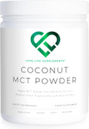 Coconut Mct Powder By Lls | 300G - 30 Servings | Mct Oil Powder High In Healthy Fats And Fibre | 0G Carbs | Perfect For Keto Diet | Completely Vegan | Love Life Supplements Coconut Mct Powder By Lls | 300G - 30 Servings | Mct Oil Powder High In Healthy Fats And Fibre | 0G Carbs | Perfect For Keto Diet | Completely Vegan | Love Life Supplements