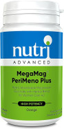 Megamag Perimeno Plus - Highly Absorbable Magnesium Glycinate With Herbal Blend For Women Over 40-30 Servings