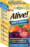Nature'S Way - Alive! Menã¢ÂS Energy - Complete Multi-Vitamins & Minerals Specially Formulated For Men - With Dried Blend Of Fruits And Vegetables - Suitable For Vegetarians - 30 Tablets Nature'S Way - Alive! Menã¢ÂS Energy - Complete Multi-Vitamins & Minerals Specially Formulated For Men - With Dried Blend Of Fruits And Vegetables - Suitable For Vegetarians - 30 Tablets