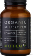 KIKI Health Organic Slippery Elm Powder 45g - Suitable for Vegans & Vegetarians - No Sweeteners, Colours or Artificial Flavouring - Slippery Elm Supports The Digestive System KIKI Health Organic Slippery Elm Powder 45g - Suitable for Vegans & Vegetarians - No Sweeteners, Colours or Artificial Flavouring - Slippery Elm Supports The Digestive System
