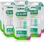 Gum Soft-Picks Original Interdental Cleaners | Teeth Cleaning And Plaque Removal | 6 X 50 Pieces (Size M: Iso 2 - Iso 2-4, 0.9-1.4 Mm) Gum Soft-Picks Original Interdental Cleaners | Teeth Cleaning And Plaque Removal | 6 X 50 Pieces (Size M: Iso 2 - Iso 2-4, 0.9-1.4 Mm)