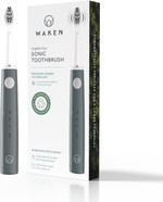 Waken More Sustainable Sonic Electric Toothbrush, Precision-Power Technology for Plaque Removal & Stain-Free Smile, Oral Care for Men & Women in Graphite Grey