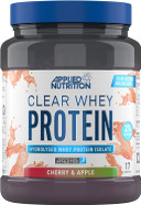 Applied Nutrition Clear Whey Isolate - Whey Protein Isolate, Refreshing High Protein Powder, Fruit Juice Style Flavours (Cherry & Apple) (425G - 17 Servings)