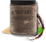 Made By Coopers Coffee Mint Sugar and Dead Sea Salt Body Scrub - Invigorating Exfoliation with Natural Ingredients for Radiant Skin - Energizing Coffee and Mint Infusion - 250g Full Body Treatment Made By Coopers Coffee Mint Sugar and Dead Sea Salt Body Scrub - Invigorating Exfoliation with Natural Ingredients for Radiant Skin - Energizing Coffee and Mint Infusion - 250g Full Body Treatment