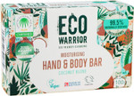 Eco Warrior Moisturising Body & Hand Soap Bar-Vegan, Cruelty Free, No SLS or Parabens, Richly Nourishing Coconut Blend and Pure Essential Oils including Vanilla-Natural, Eco Friendly Bar of Soap, 100g Eco Warrior Moisturising Body & Hand Soap Bar-Vegan, Cruelty Free, No SLS or Parabens, Richly Nourishing Coconut Blend and Pure Essential Oils including Vanilla-Natural, Eco Friendly Bar of Soap, 100g