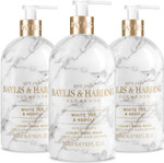 Baylis & Harding Elements White Tea & Neroli Luxury Body Wash, 500 ml (Pack of 4) - Vegan Friendly Baylis & Harding Elements White Tea & Neroli Luxury Body Wash, 500 ml (Pack of 4) - Vegan Friendly
