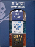 The Bluebeards Revenge, Soap Stack Gift Set For Men, For Hands And Body, Includes Big Blue, Cuban Gold And Classic Ice Soap The Bluebeards Revenge, Soap Stack Gift Set For Men, For Hands And Body, Includes Big Blue, Cuban Gold And Classic Ice Soap
