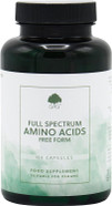 Full Spectrum Amino Acids Capsules | BCAA | Free Form Amino Acids | 120 Vegan Capsules | G&G Vitamins- 120 Capsules