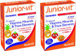 HealthAid Junior-VIT Chewable Multivitamins Pack of 2 x 30 Vegetarian Tablets (60 Tablets) HealthAid Junior-VIT Chewable Multivitamins Pack of 2 x 30 Vegetarian Tablets (60 Tablets)