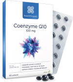 Healthspan Coenzyme Q10 100mg | 60 Capsules | Supports Heart Health & Energy Metabolism | Added Vitamin B1 | All Natural CoQ10 Fermented for Optimum Purity | Sunflower Oil Base | Vegan Healthspan Coenzyme Q10 100mg | 60 Capsules | Supports Heart Health & Energy Metabolism | Added Vitamin B1 | All Natural CoQ10 Fermented for Optimum Purity | Sunflower Oil Base | Vegan