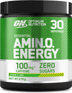 Optimum Nutrition Amino Energy Pre Workout Powder, Energy Drink with Amino Acids, BCAA, L-Glutamine and L-Leucine, Food Supplement with Vitamin C and Caffeine, Lemon Lime Flavour, 30 Servings, 270 g Optimum Nutrition Amino Energy Pre Workout Powder, Energy Drink with Amino Acids, BCAA, L-Glutamine and L-Leucine, Food Supplement with Vitamin C and Caffeine, Lemon Lime Flavour, 30 Servings, 270 g