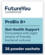 FutureYou ProBio 8+ (28 Powder Sachets) Probiotics for Gut Health, Probiotics for Women and Men, Gut Health Supplements with Lactobacillus Acidophilus W22 - Genuine FutureYou Cambridge Supplements FutureYou ProBio 8+ (28 Powder Sachets) Probiotics for Gut Health, Probiotics for Women and Men, Gut Health Supplements with Lactobacillus Acidophilus W22 - Genuine FutureYou Cambridge Supplements