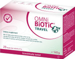 Omni Biotic Travel | 28 Sachets (140G) | 10 Bacterial Strains | 5 Billion Bacteria Per Daily Dose | Powder | Vegan | Gluten-Free | Lactose-Free | For Daily Use Omni Biotic Travel | 28 Sachets (140G) | 10 Bacterial Strains | 5 Billion Bacteria Per Daily Dose | Powder | Vegan | Gluten-Free | Lactose-Free | For Daily Use