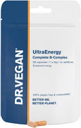 Dr.Vegan Ultraenergy | High Strength B Vitamin Complex, 30 Vegan-Friendly Capsules | Includes Vitamin B12 (100Ug), Choline (50Mg), Biotin (50Ug) And Folate (200Ug) | One-A-Day Dr.Vegan Ultraenergy | High Strength B Vitamin Complex, 30 Vegan-Friendly Capsules | Includes Vitamin B12 (100Ug), Choline (50Mg), Biotin (50Ug) And Folate (200Ug) | One-A-Day