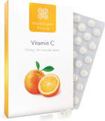 Healthspan Vitamin C 500mg (160 Chewable Tablets) | Supports Immune & Nervous Systems | Boosts Energy Levels & Psychological Function | Added Natural Citrus Bioflavonoids | Free of Aspartame | Vegan Healthspan Vitamin C 500mg (160 Chewable Tablets) | Supports Immune & Nervous Systems | Boosts Energy Levels & Psychological Function | Added Natural Citrus Bioflavonoids | Free of Aspartame | Vegan