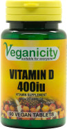Veganicity Vitamin D3 400iu (10µg) : Vitamin D General Health & Joint Supplement: 90 Vegan Tablets, in a Planet-Friendly 99% Recycled Pot Veganicity Vitamin D3 400iu (10µg) : Vitamin D General Health & Joint Supplement: 90 Vegan Tablets, in a Planet-Friendly 99% Recycled Pot