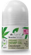 Dr Organic, Organic Hemp Oil Deodorant , Natural , Vegan , Cruelty Free , Paraben & SLS Free , Aluminium Free , For Women & Men, 50ml___SIZE : 50 ml (Pack of 1)