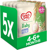 Cow & Gate Baby Rice Cereal, 4-6+ Months, 100 g, Pack of 5
