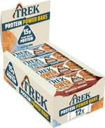 Trek Protein Power Bar Variety Pack - Plant Based - Gluten Free - Vegan Snack - 55G X 12 Bars