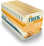 TREK High Protein Flapjack Peanut Butter - Gluten Free - Plant Based - Vegan Snack - 50g x 36 bars