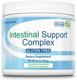 Nutra BioGenesis - Intestinal Support Complex - Slippery Elm, DGL, Marshmallow & L-Glutamine for Intestinal Support - Gluten Free, Vegan, Non-GMO - 160 g